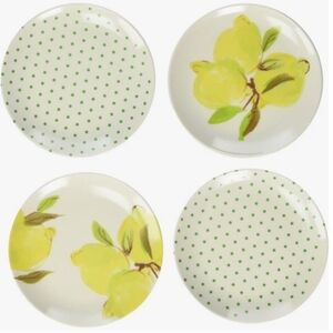 Kate Spade Lemon Melamine Coaster Set-NWT